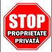 Placuta stop proprietate privata